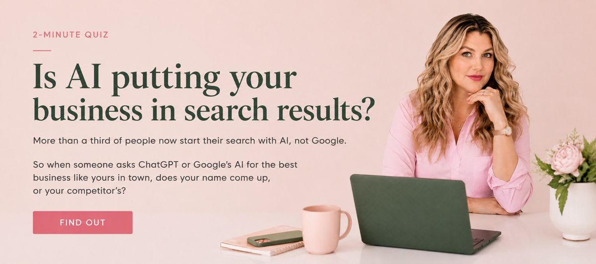 Is AI putting your business in search results? Take the 2-minute quiz.